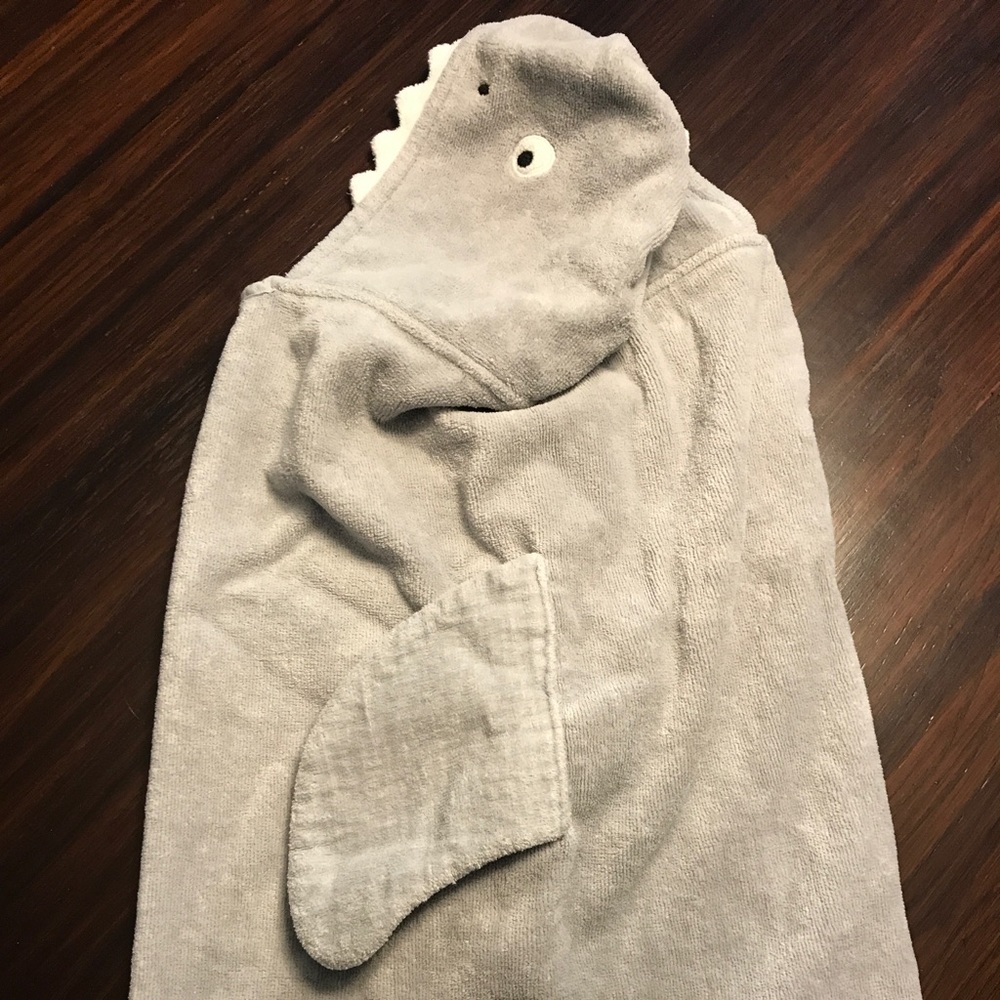 Pottery Barn Hooded shark towel